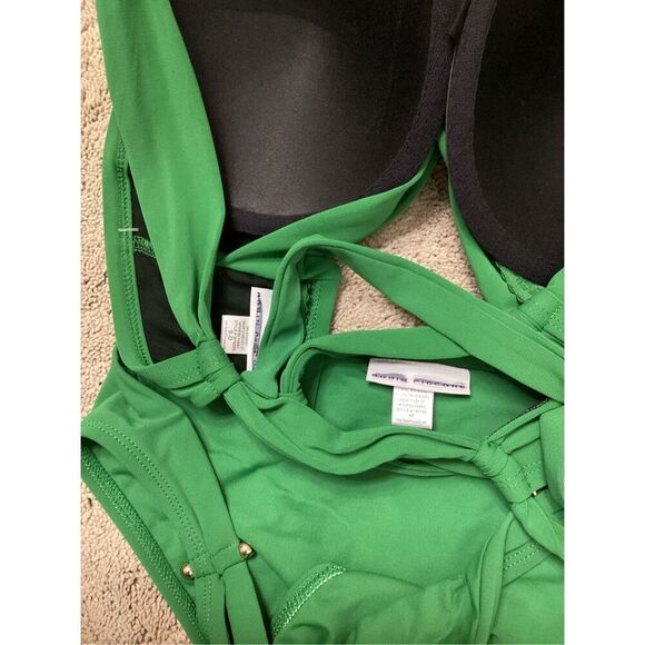 New. Robin Piccone green bikini. D cup-top/ M- bottom. Retails $215 - Picture 8 of 8